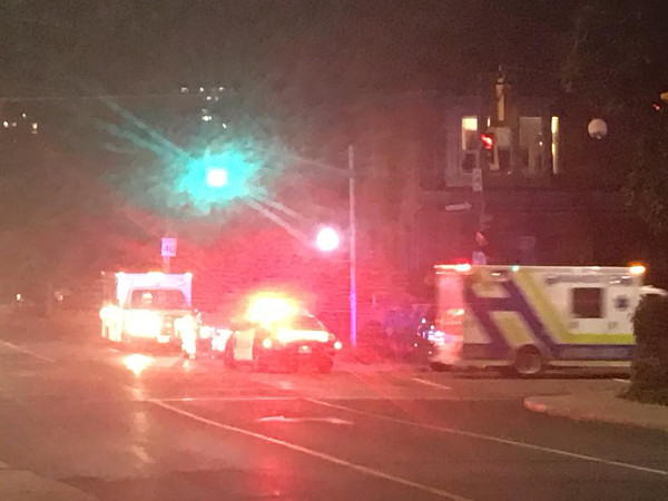 Serious collision at Aberdeen and Queen on October 11, 2017 (Image Credit: Terry Cooke)