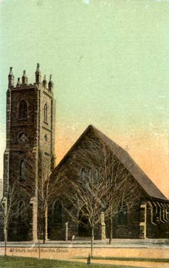 All Saints Church in 1875