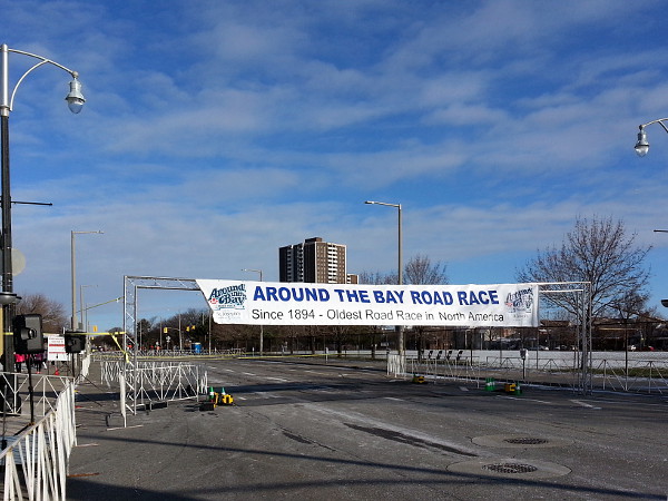 Around The Bay Road Race banner (RTH file photo)