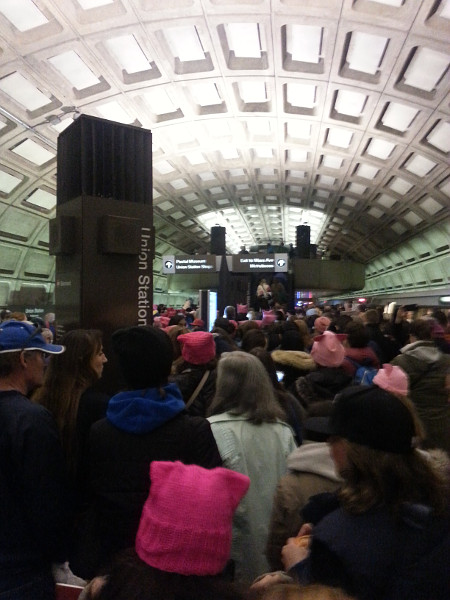 Crush capacity at Union Station (Image Credit: Sarah Wayland)