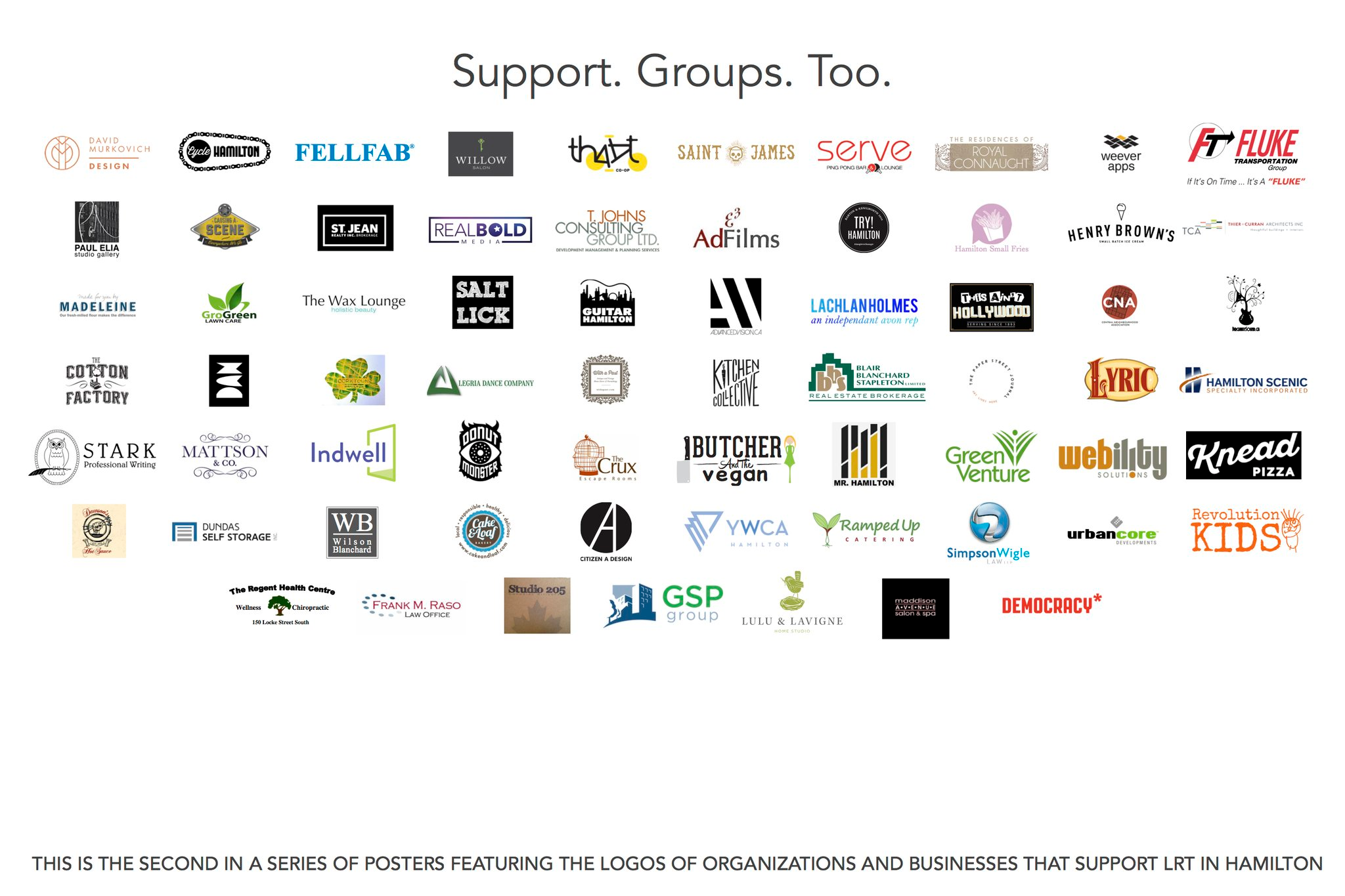 Support. Groups. Too.