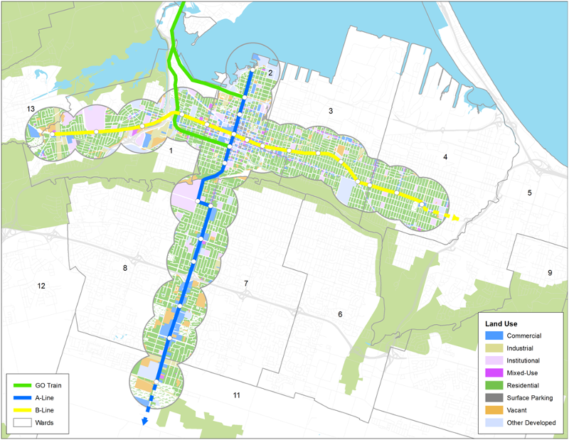 Phased B-Line LRT and A-Line BRT