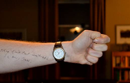 Father's Arm: Photograph by Nora Fenton