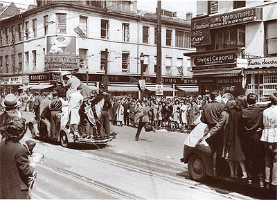 Hamiltonians took to the streets (Gore Park included) and celebrated Victory in Europe (VE Day) in 1945