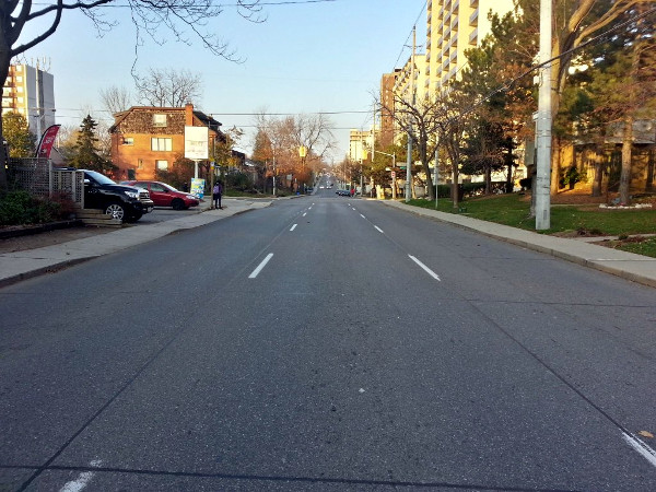 Queen Street South during afternoon rush hour