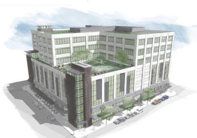 The Lovejoy, a new mixed use building in Portland