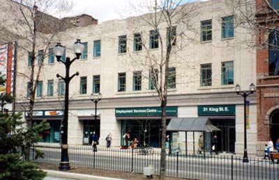 31 King St. E., the rumoured site for the Hamilton Health Science workers