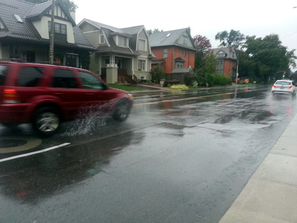 Aberdeen Avenue on a rainy day (RTH file photo)