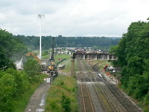 Bay Street North bridge replacement in progress (RTH file photo)