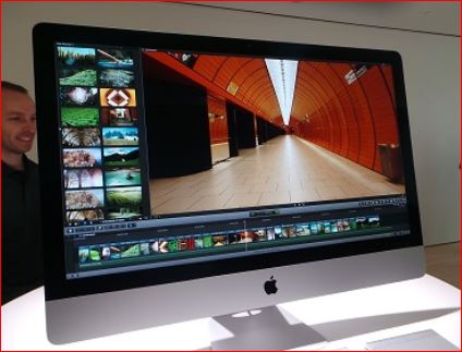 An Apple iMac: 'You've come a long way sister!'