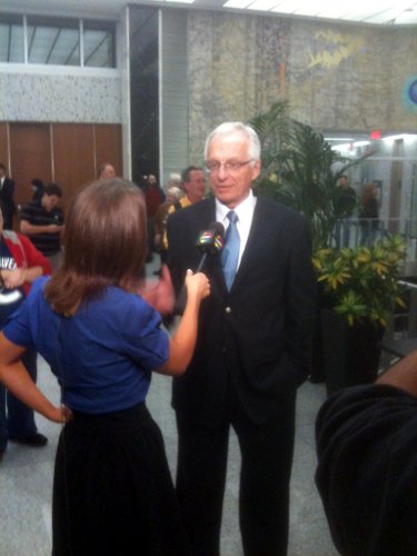 Mayor-elect Bratina on October 25, 2010 (Image Credit: Jason Leach)