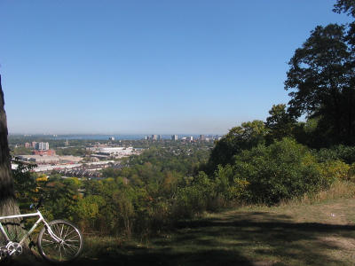 View from the brow looking northeast over the City. So close and yet so far...