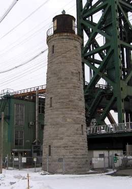 Figure 1. The Burlington lighthouse, built of Queenston stone in 1858.