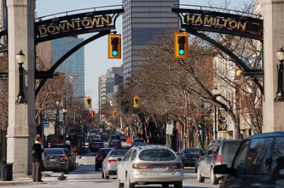 Downtown Hamilton: Image Source: Skyscraper Page