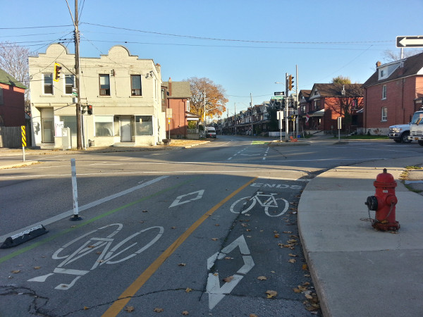 Cannon Cycle Track ends at Sherman