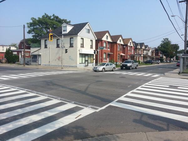 Zebra crossing at Cannon and Wentworth