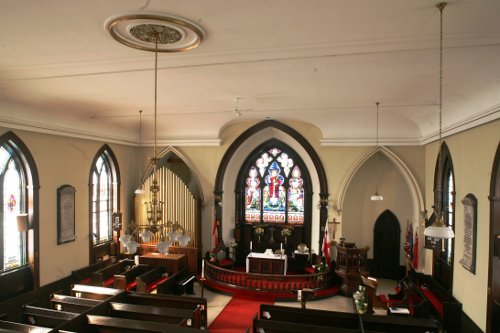Fig. 8. Chippawa, Holy Trinity Anglican Church, interior to E.