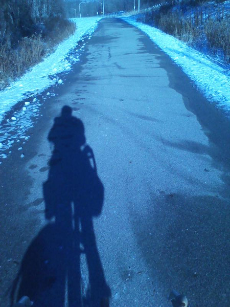 Cootes Drive path to Dundas cleared (Image Credit: Christina Vietinghoff/Twitter)