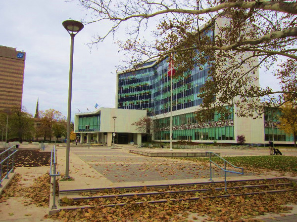 Image of City Hall - One of the finest examples of the International Style of Architecture