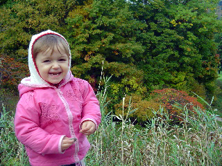 Daughter enjoying a hike