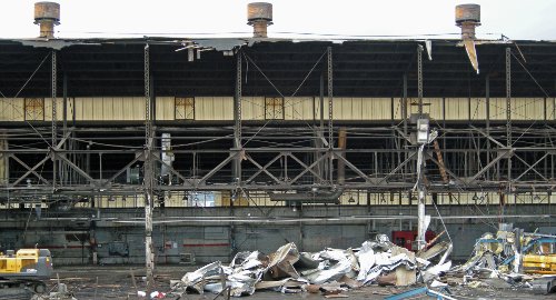 Former Bridge and Tool-Rheem building, in the Barton-Tiffany precinct of the West Harbour. Jan 2012.