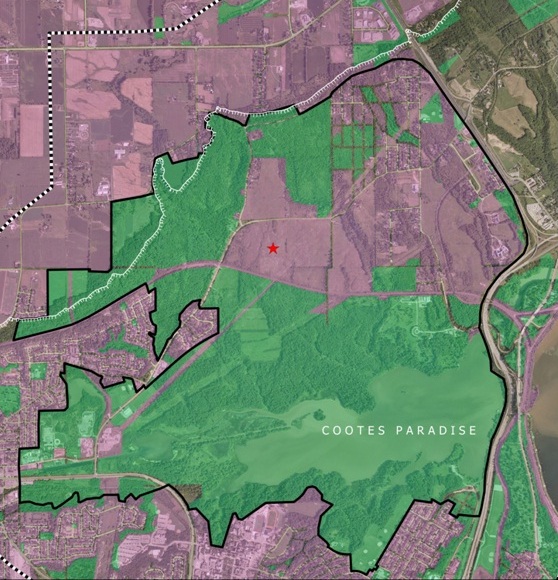 Dundas EcoPark map