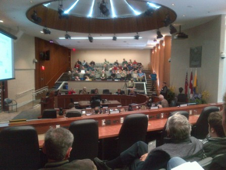 Joey Coleman at Council Chambers