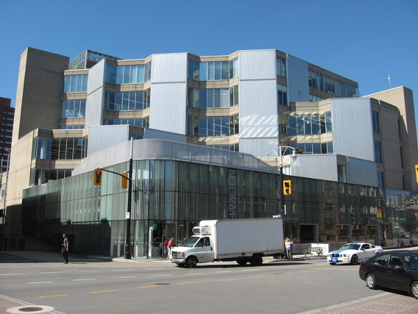 Hamilton's Central Library and Farmers' Market are a key component of the city's 40 year struggle with downtown urban renewal experiments.