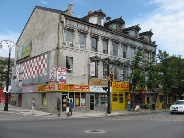 Downtown is full of exquisite buildings in various states of aging. There is a wonderful urban patina that creates a unique sense of place. This is not your pretty restored historic district.