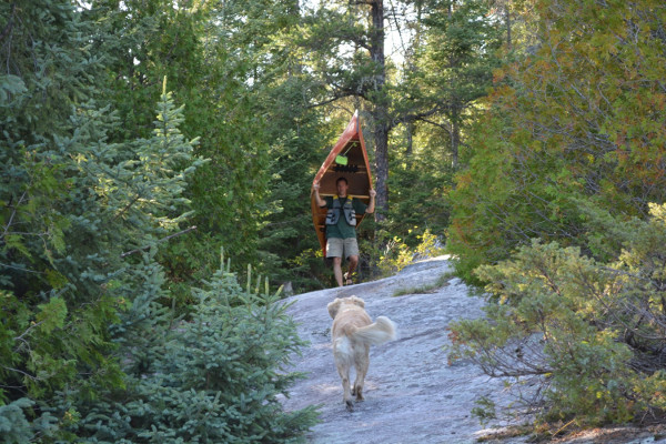 Portage near Winnange Lake