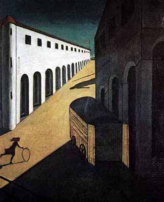 Giorgio De Chirico's 'Melancholy and Mystery of the Street.' (Photo Credit: Wikipedia.org)