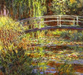 Claude Monet. The Water Lily Pond; Pink Harmony.