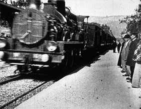 L'Arrivée d'un train en gare de la Ciotat