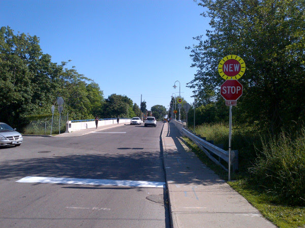 Two-way traffic on MacNab Street