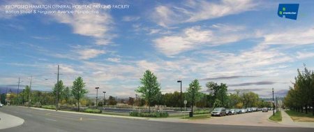 General Hospital Parking Lot Rendering