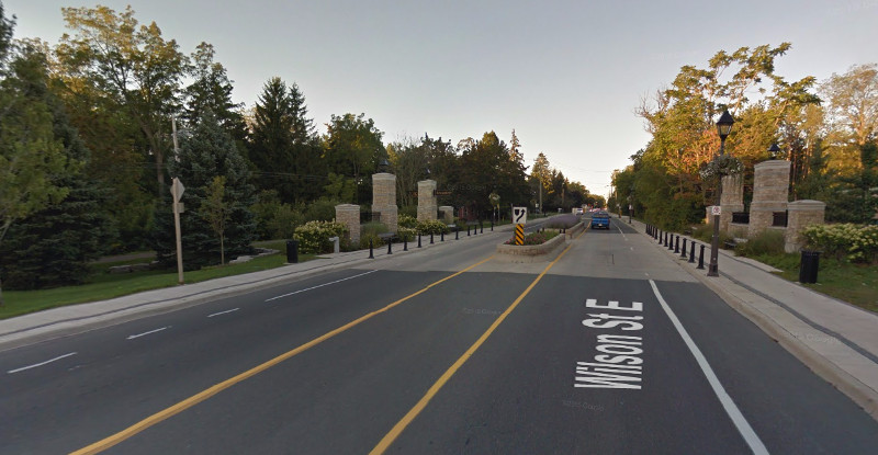 Wilson Street, Ancaster (Image Credit: Google Street View)