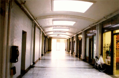 The Lister Block retail mall when it was still open to the public.