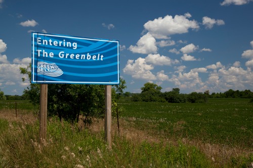'Entering the Greenbelt' sign (Image Credit: Friends of the Greenbelt)