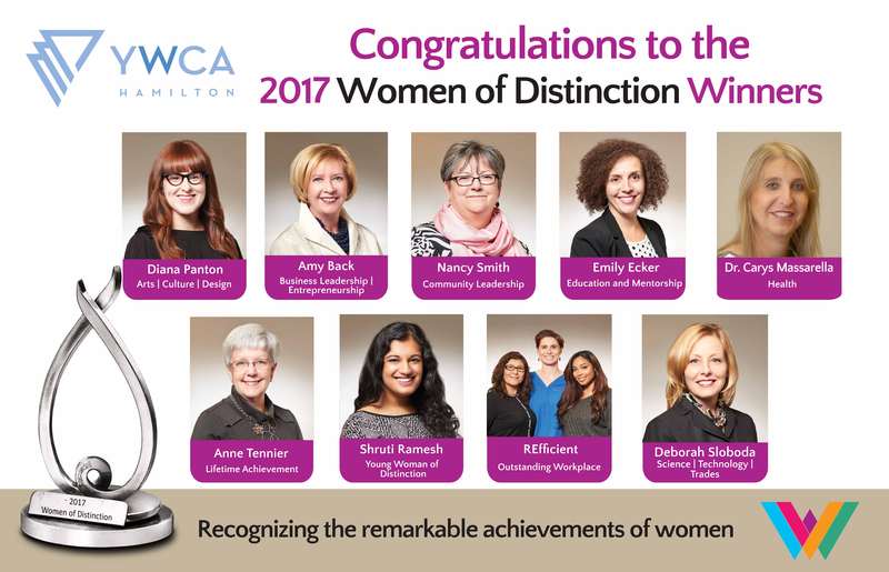 Women of Distinction Award winners, 2017