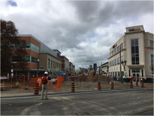 Road closures are an expected part of major construction (Image Credit: Mark Rejhon)