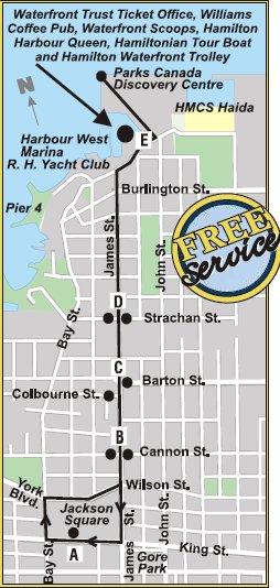 Harbourfront Shuttle Map