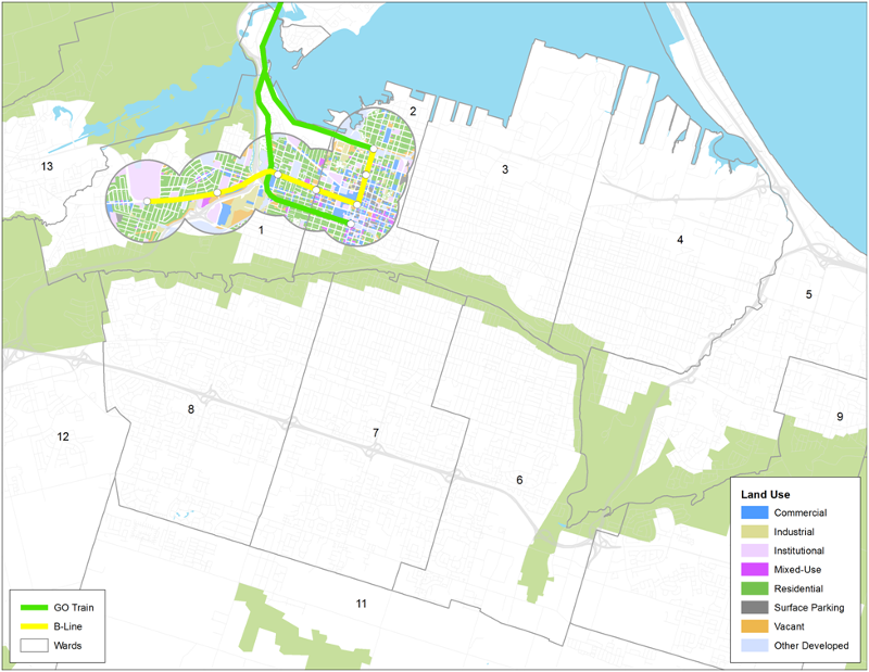 Bare-bones phased B-Line LRT