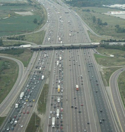 Commuting on Highway 401