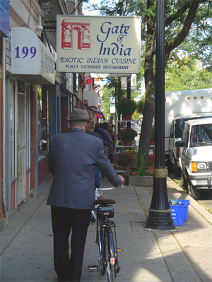 Sustainable transportation on James North: an 'activist' or just a mobile citizen?