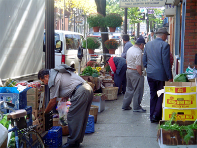 Vendors on James North (RTH file photo)