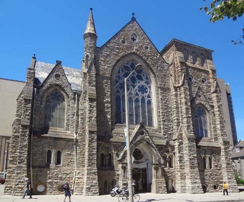 James Baptist east facade and tower on James (RTH file photo)