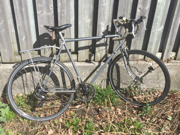 My Silver Peugeot - the second bike I ever bought, and the one I still rider today!