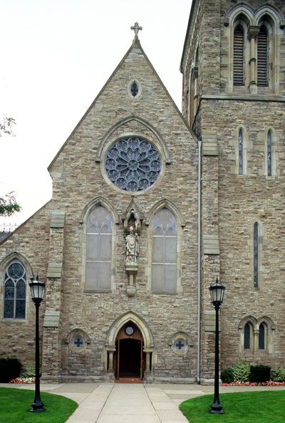 Fig. 1. Hamilton, St Patrick's Roman Catholic Church, façade, Joseph Connolly, 1875-77
