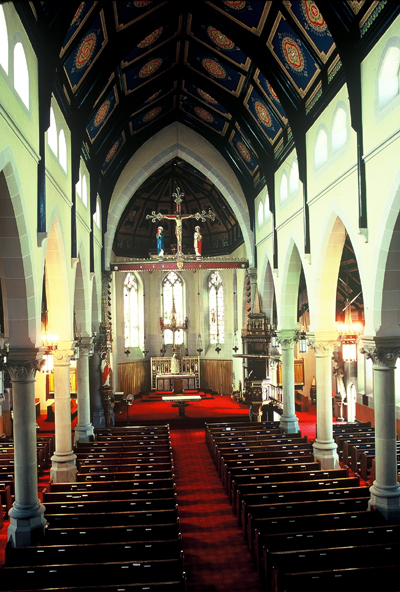 Fig. 6. Hamilton, St Patrick's Roman Catholic Church, interior.