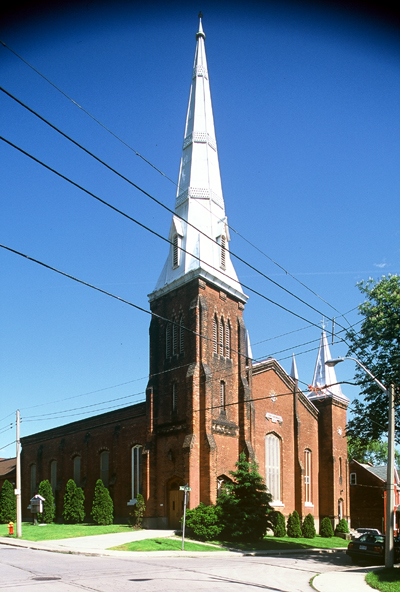 Fig. 11. Hamilton, Zion Tabernacle, exterior, Joseph Savage, 1874.